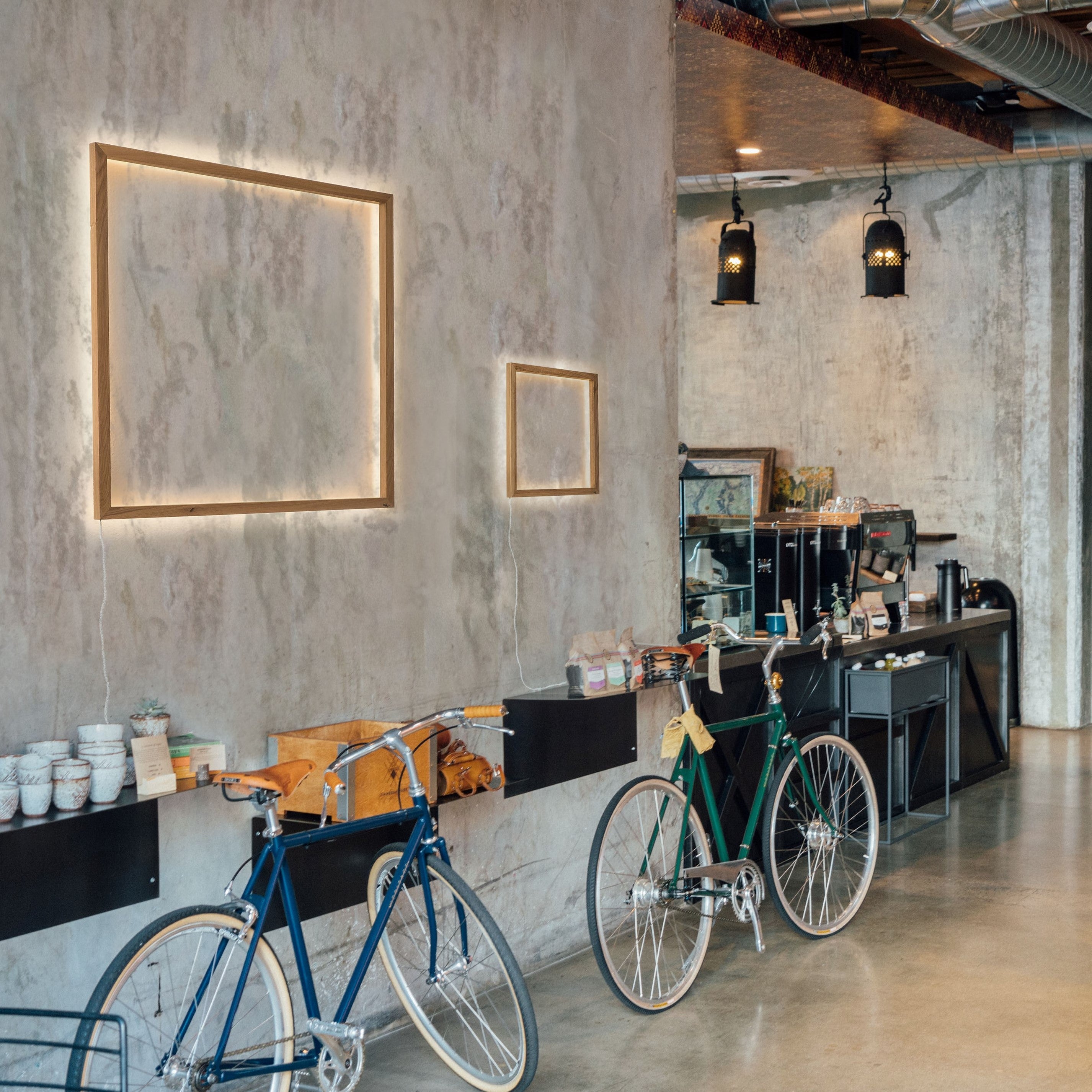 Designer Lampe im Bistro