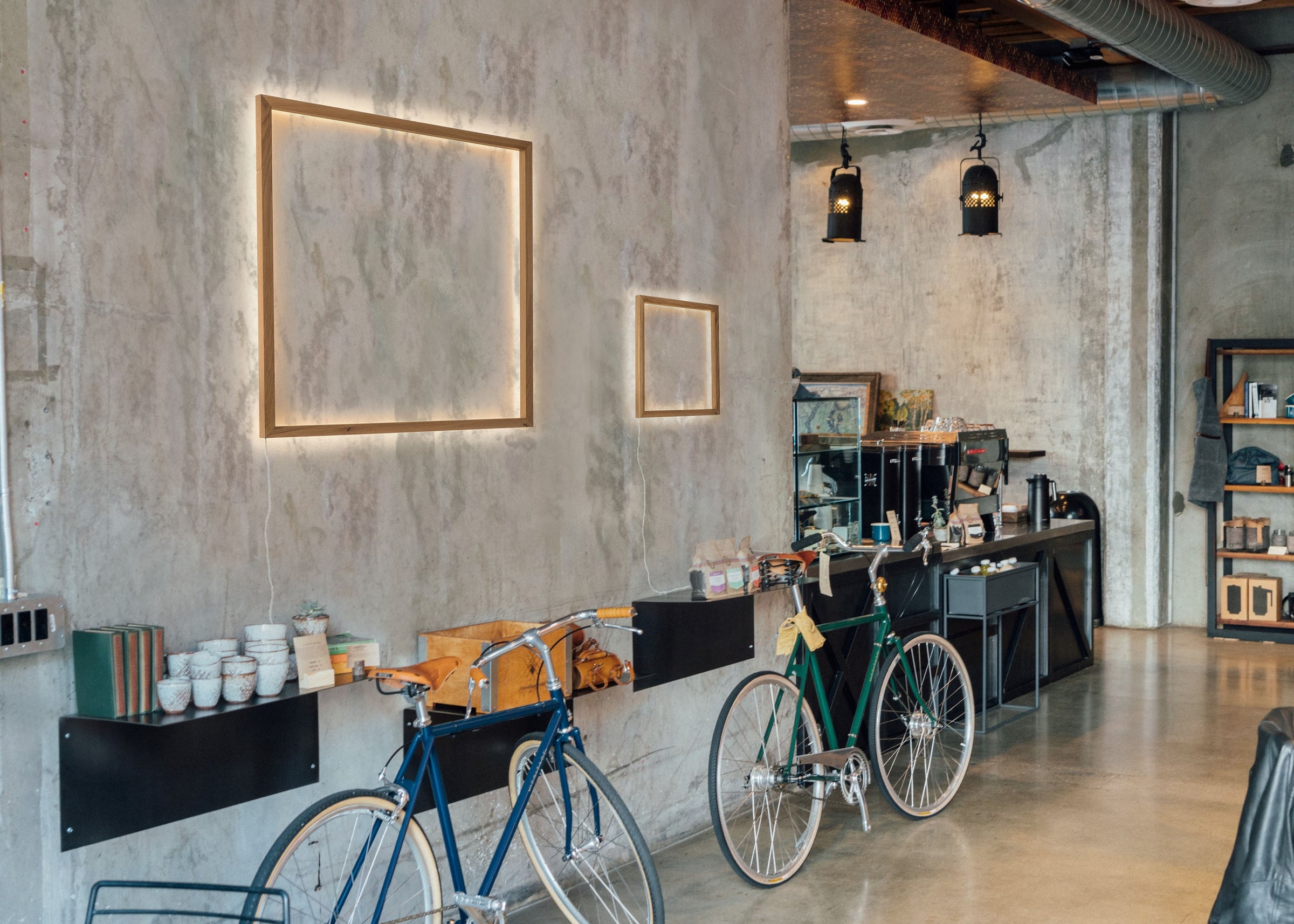 Design Lampe im Restaurant